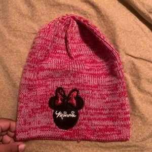 disney pink minnie beanie